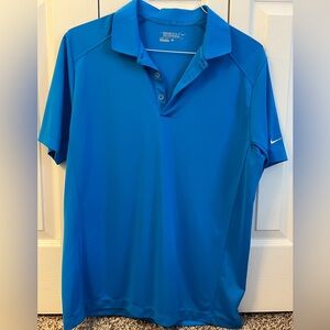 Blue Nike Golf Tour Performance DRI-FIT Shirt. Size:L